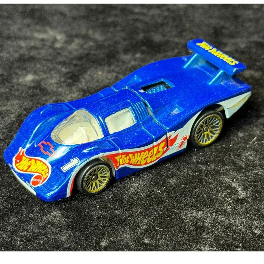 Hot Wheels Sol-Aire CX4: Blue Metalflake, 1983 Mattel, Vintage 1:64 Diecast